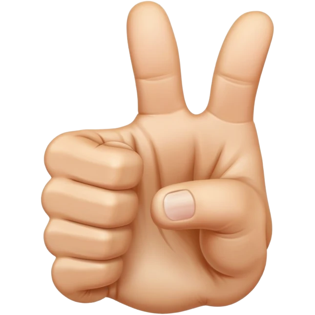 thumbs up like gesture emoji