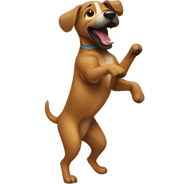 PERRO BAILANDO emoji
