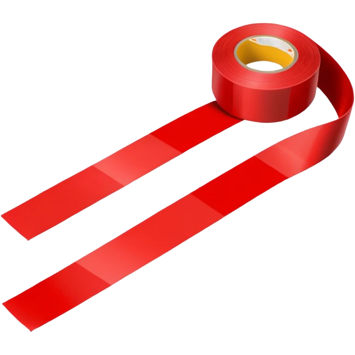 a race finish  with tape emoji