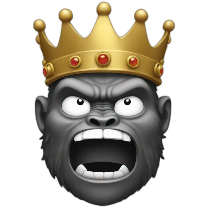 King kong crown emoji