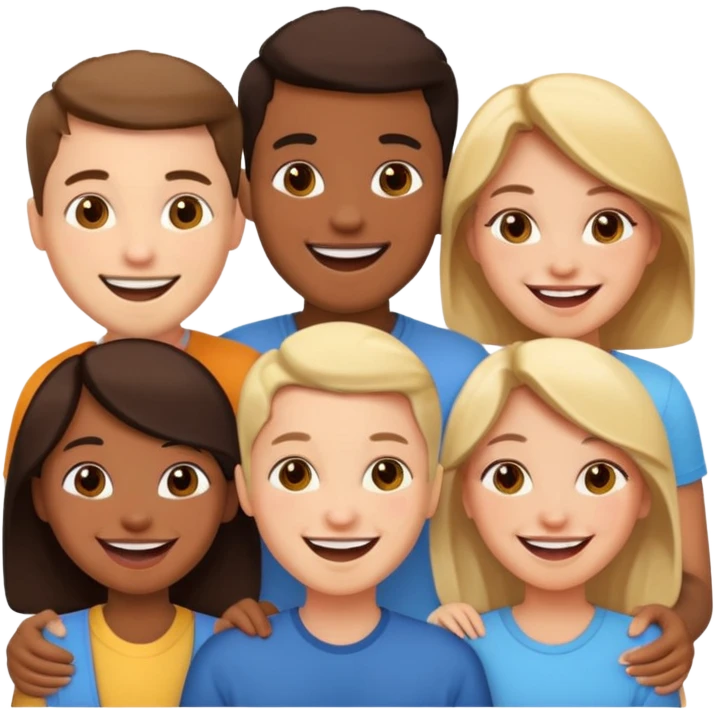 Friends talking emoji