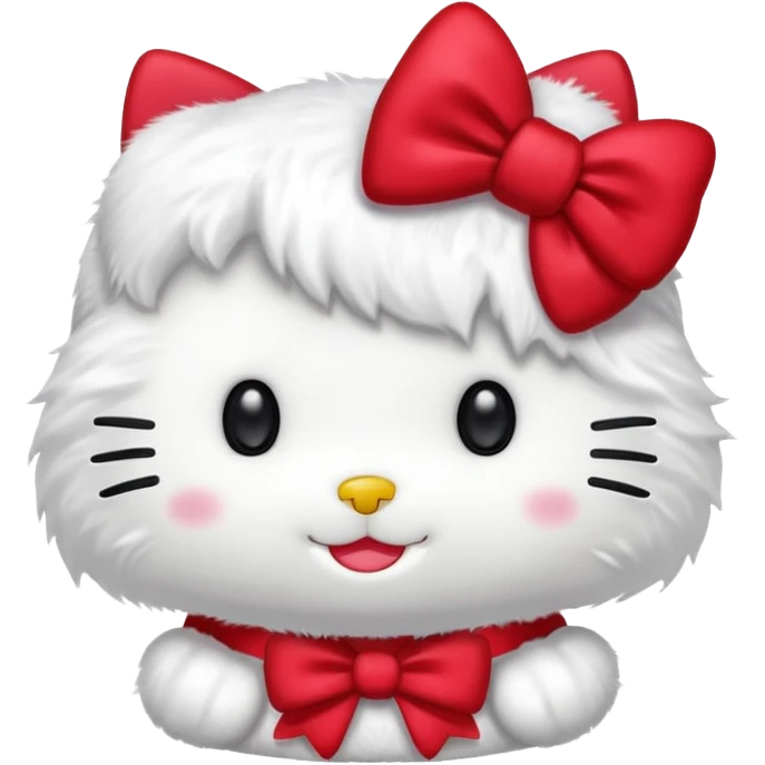 Hello kitty cartoon emoji