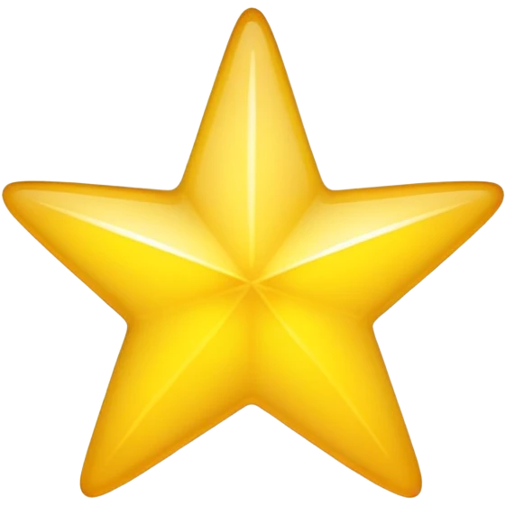 half yellow star symbol emoji