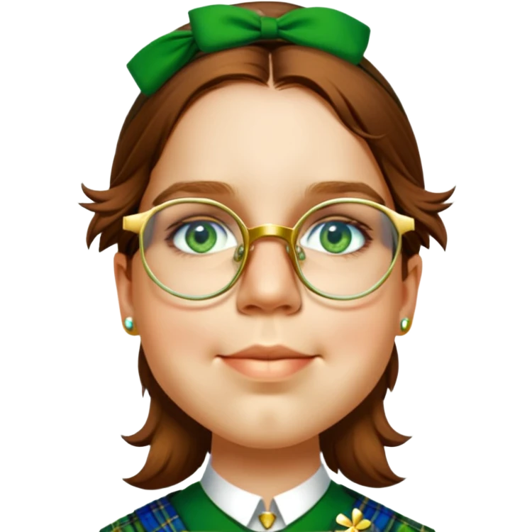 Wearing a Green Kilt emoji