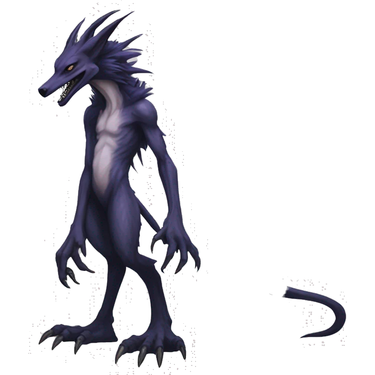 Edgy Eldritch Vernid-Sergal full body emoji