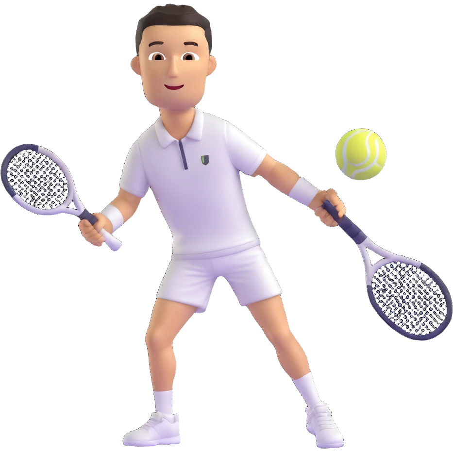 Cristiano Ronaldo as a tennis player emoji