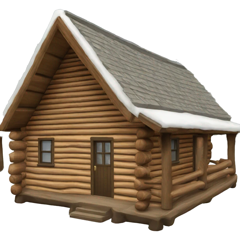 log cabin emoji