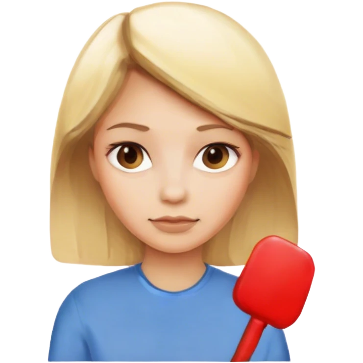 Blonde Content Creator  emoji