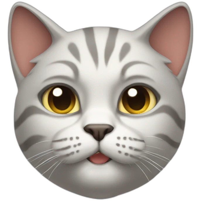 Bodybuilding cat emoji