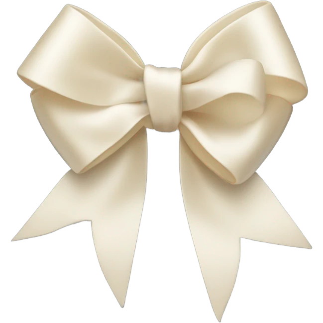 vanilla ribbon bow emoji