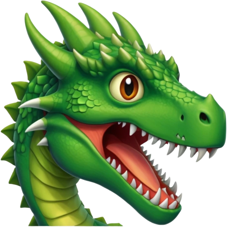 Half dinosaur half dragon emoji