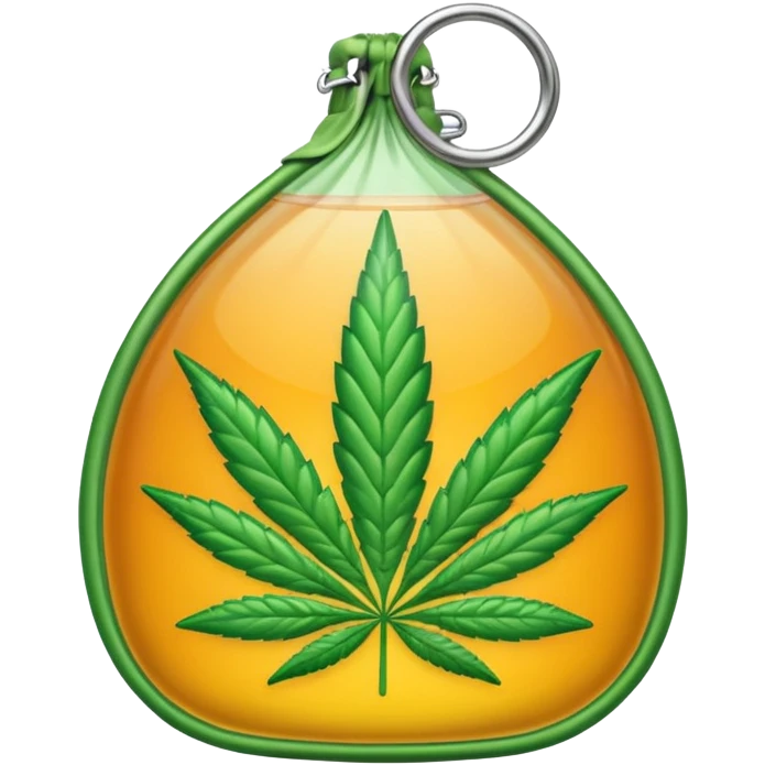 cannabis weed bud pack zip transparent emoji