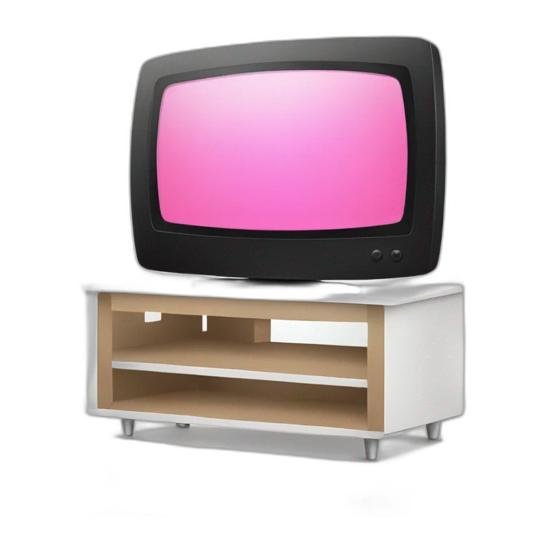 modern flat TV emoji