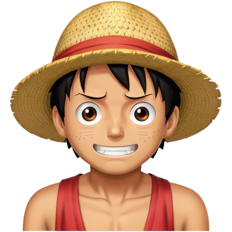  لوفي من ون بيس  emoji
