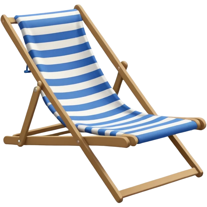 Deck chair emoji