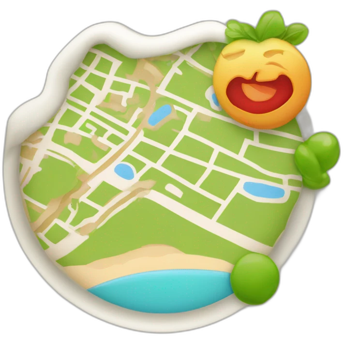 map marker, category food, w h 80% emoji