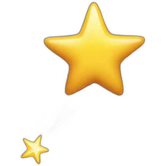 Shooting star emoji