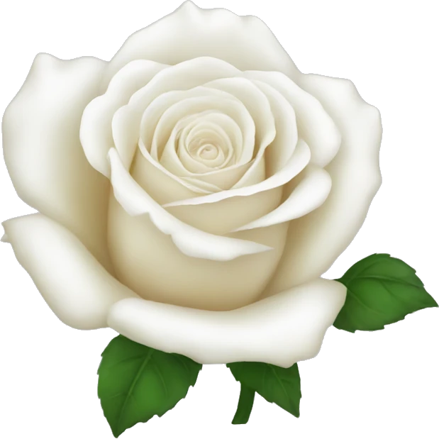 White rose emoji