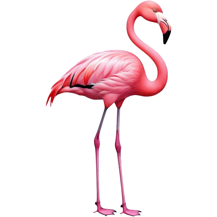 Bad flamingo emoji