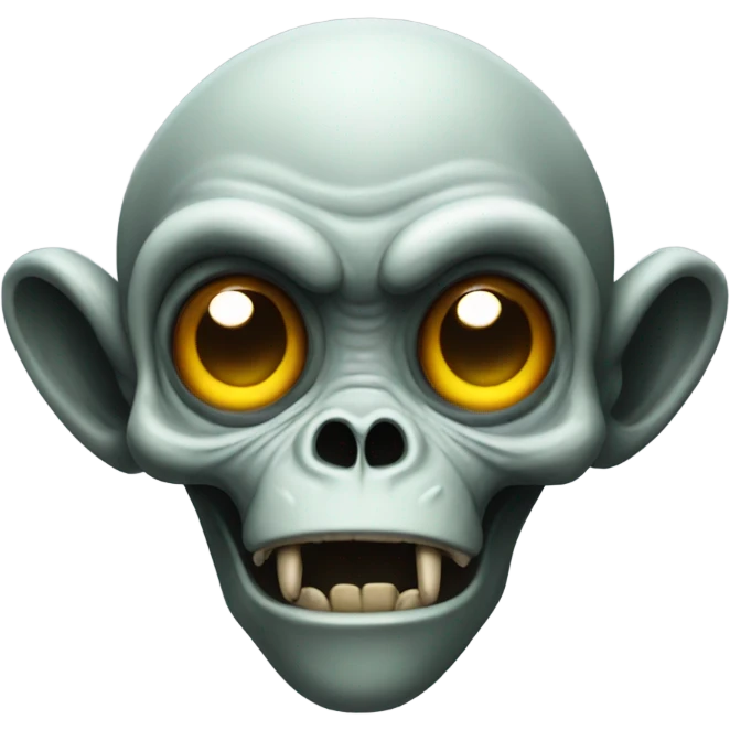 Skull alien monkey emoji