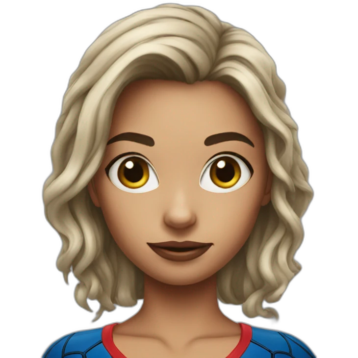 Girl Spiderman emoji