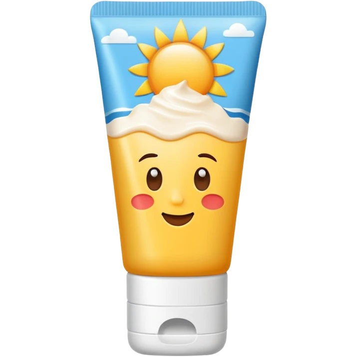 Suncream emoji