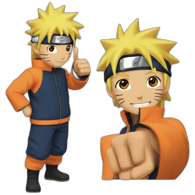 naruto thumbs up emoji