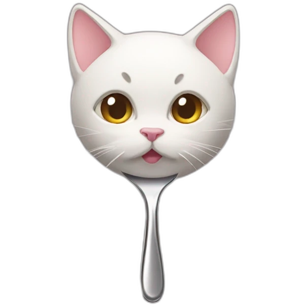 Spoon Kitty emoji