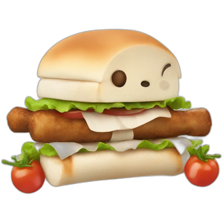 friendly kebab emoji