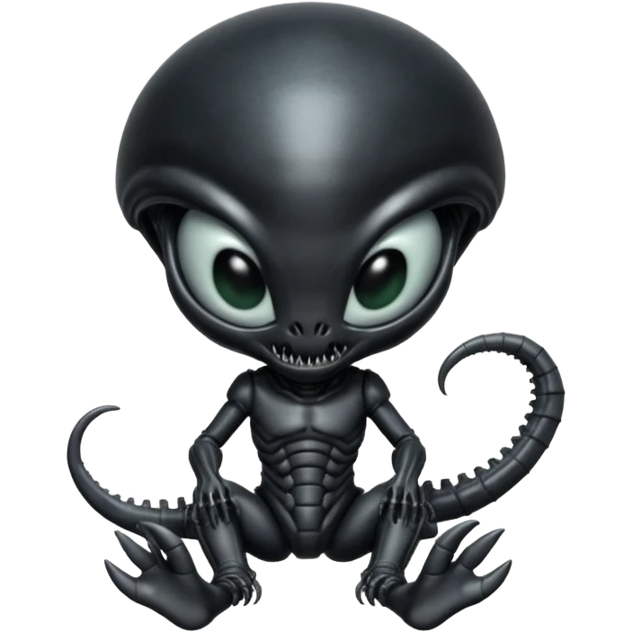 baby xenomorph from movie alien emoji