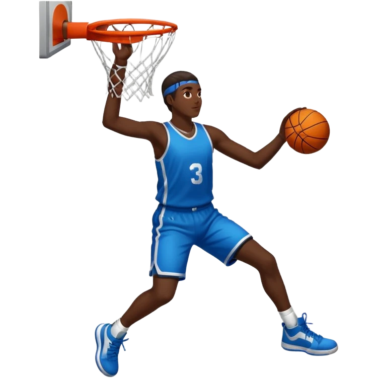 Basketball dunk emoji