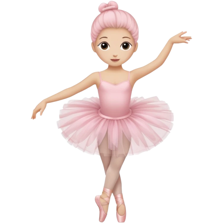 tutu pale pink no straps emoji