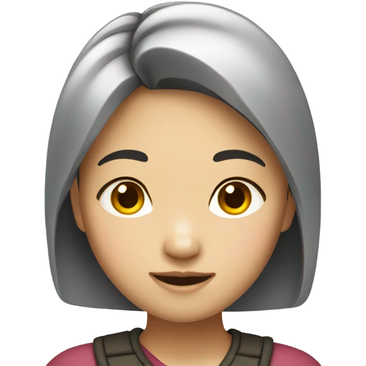 Asian girl emoji