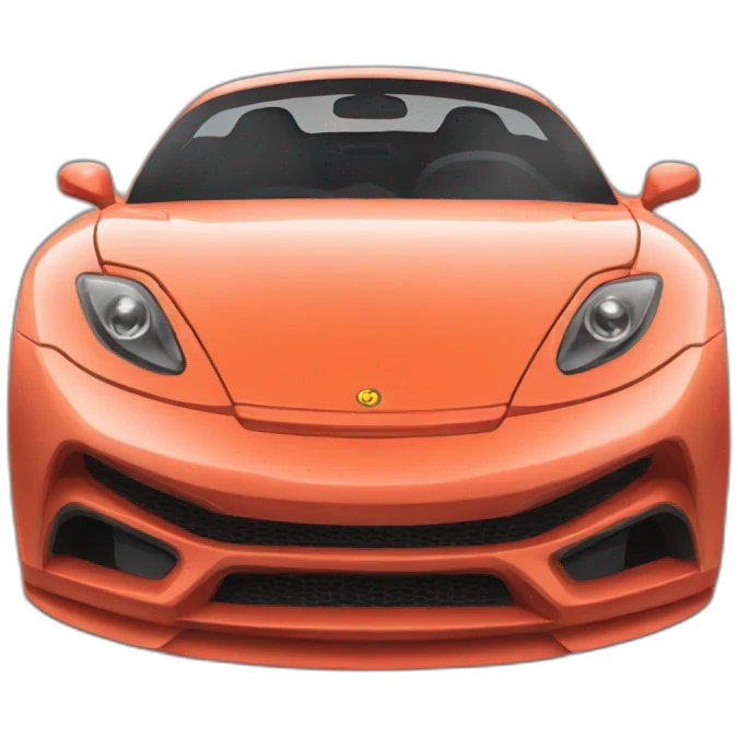 Sports car emoji