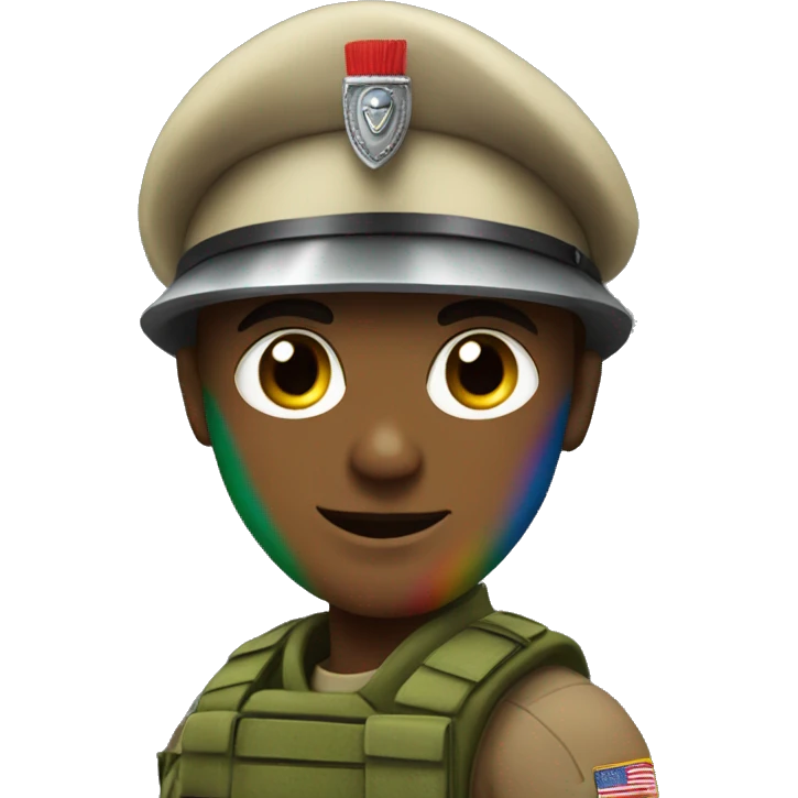 rainbow solider emoji