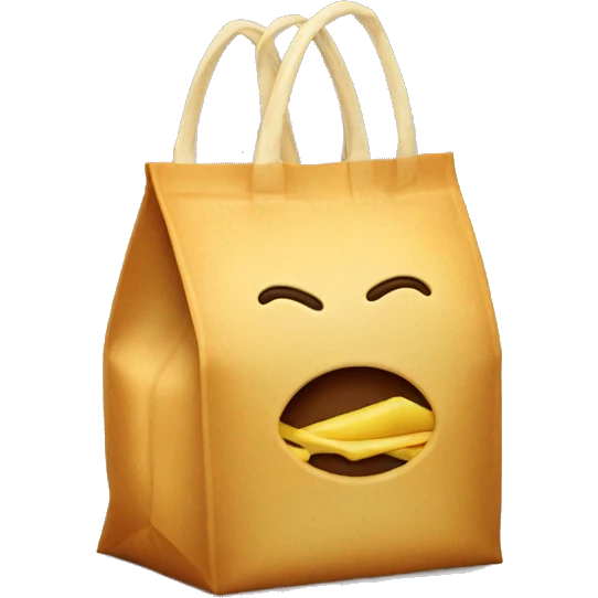 Mcdonald’s bag emoji