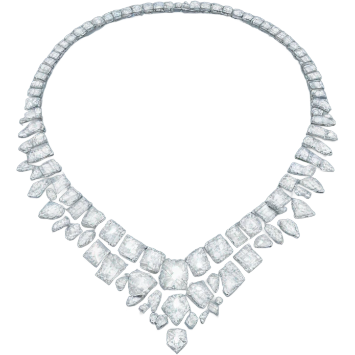 luxury diamond necklace  emoji