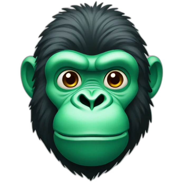 green gorilla emoji