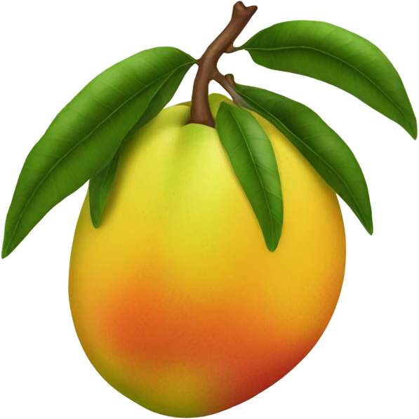 Realistic Mango mango mango  emoji