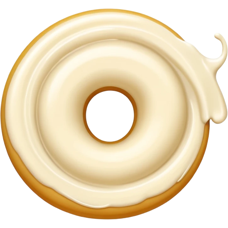 just Cream without a plate or a cake emoji