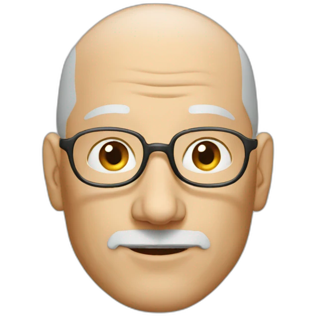 steve jobs bald emoji