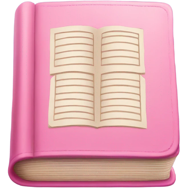 Pink bible emoji