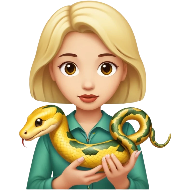 Girl snake sweet emoji