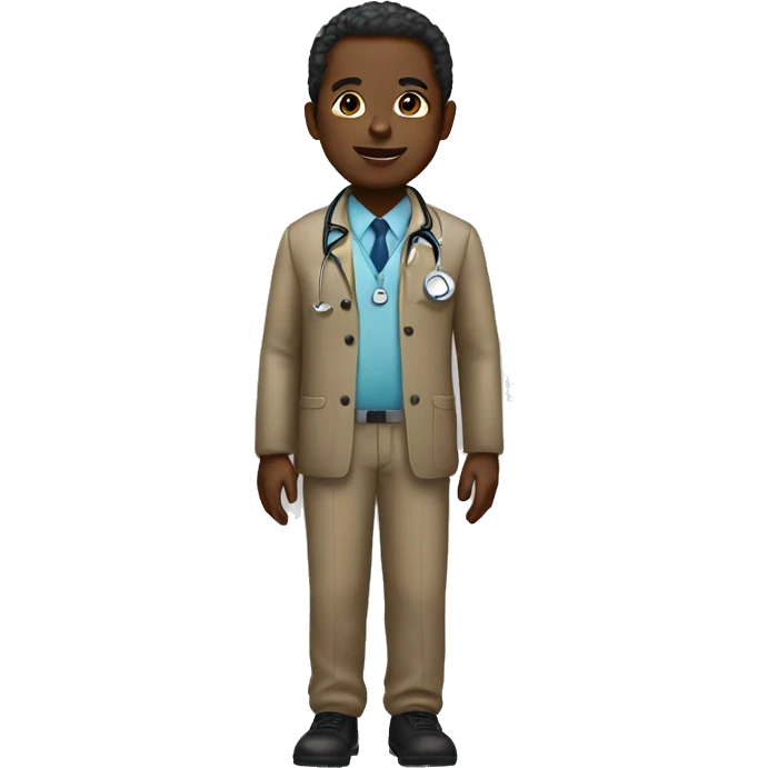 Black pediatrician emoji