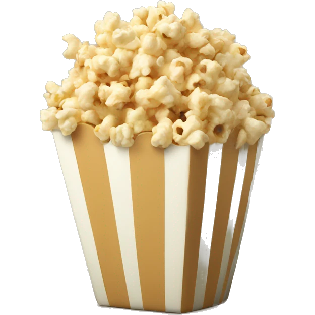 Beige popcorn  emoji