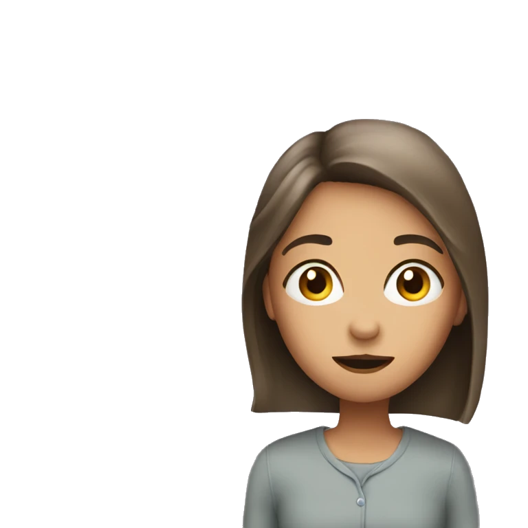 girl watching emoji