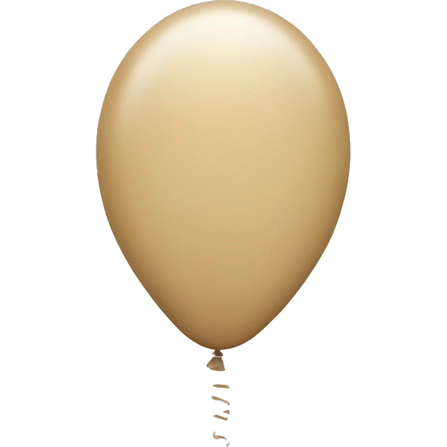 Beige balloons  emoji