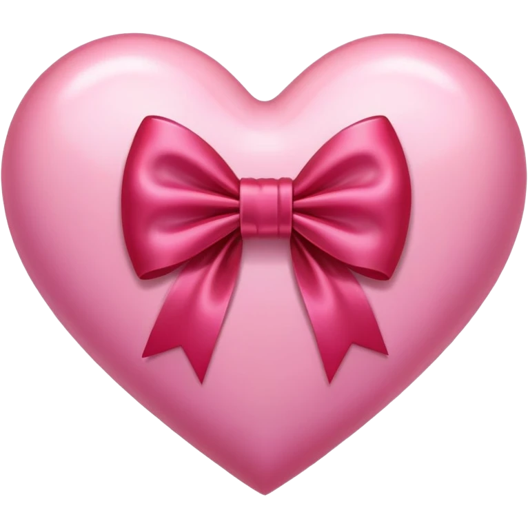 pink heart with bow in it  emoji