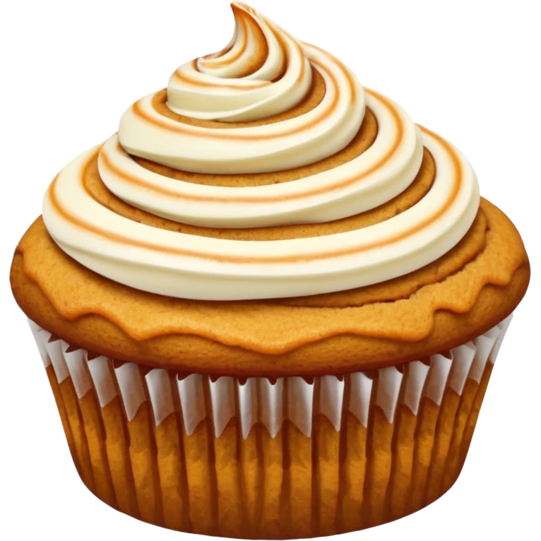 Pumpkin Spice Swirl Cupcakes emoji
