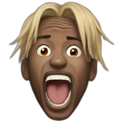 travis scott screaming emoji